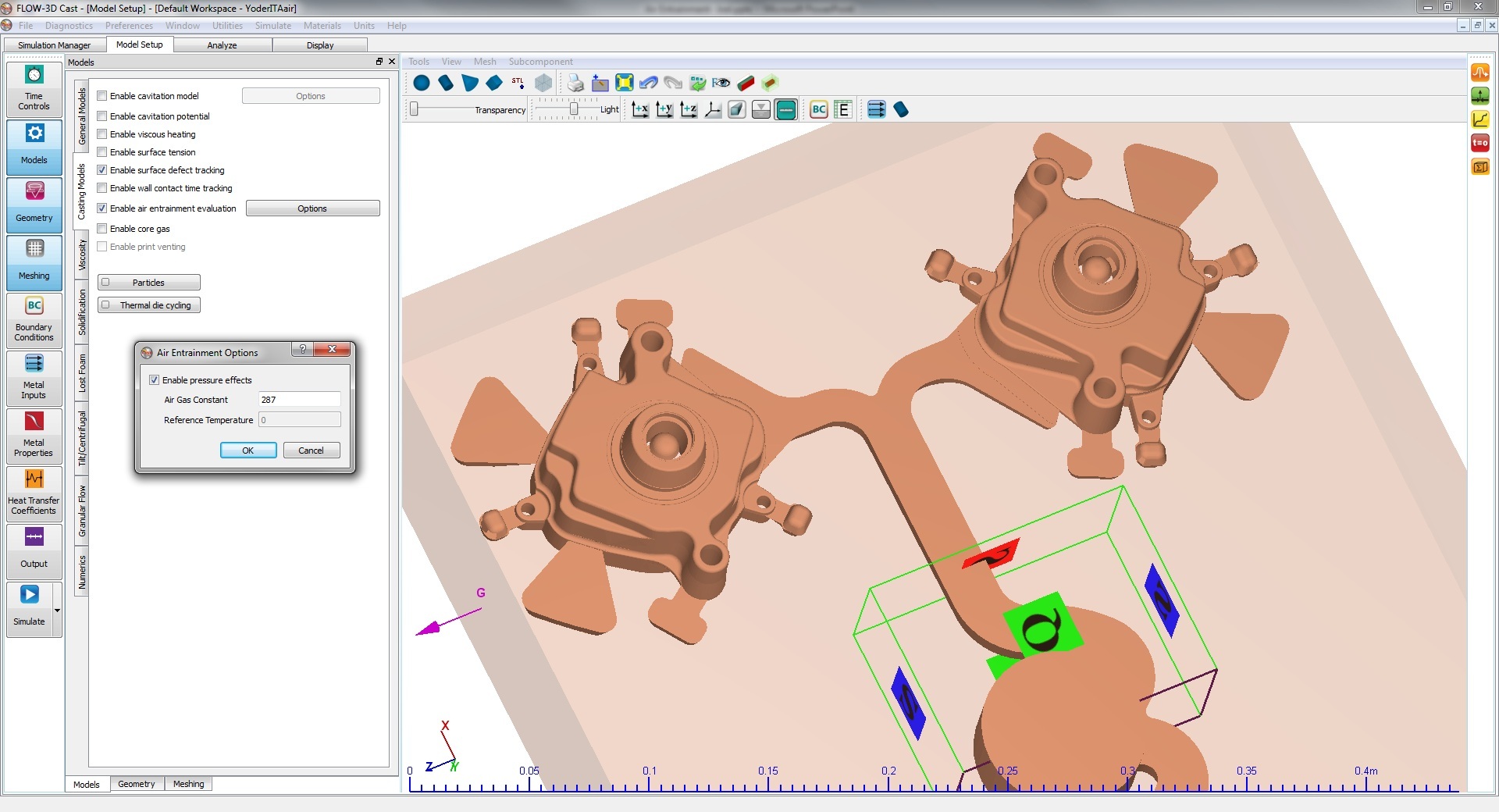 castv41_FLOW-3D-Cast-mass-based-air-entrainment