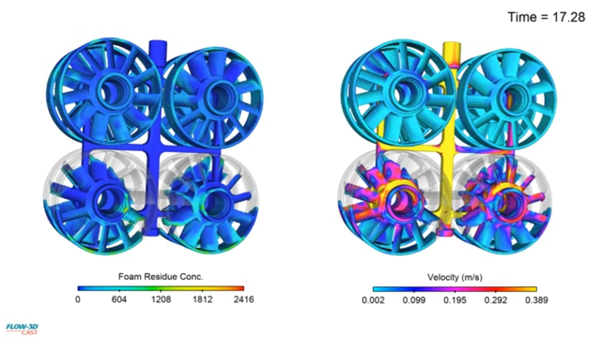 lost_foam_casting_impeller_tree_filling