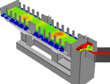 CASSTMフィードチャンバーのシミュレーション