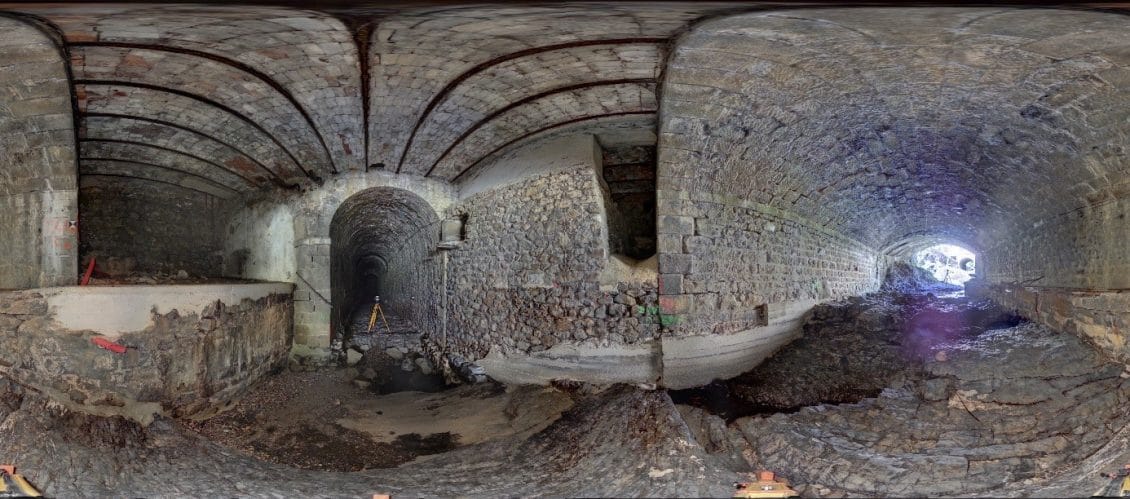 図3.トンネルの360度ビュー